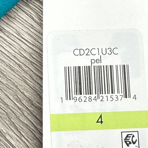 CALVIN KLEIN Short Sleeve Side Button-Trim Career Sheath Dress Teal - Size 4 NWT - Picture 8 of 11